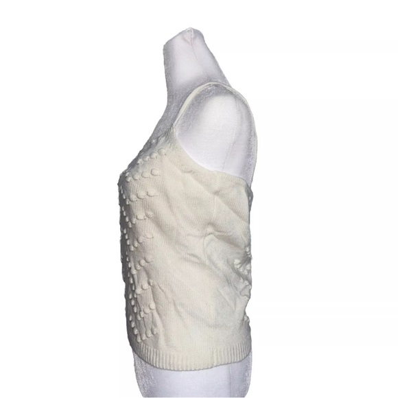 Andree by the Unit Small Ivory Spagetti Strap Tank Sweater Knit - Picture 2 of 12